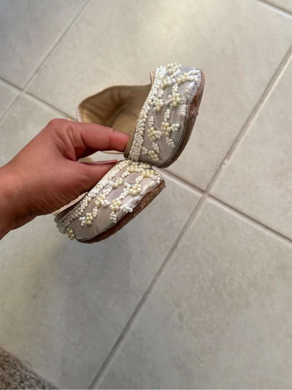 White Punjabi Jutti / Khussa - Flats